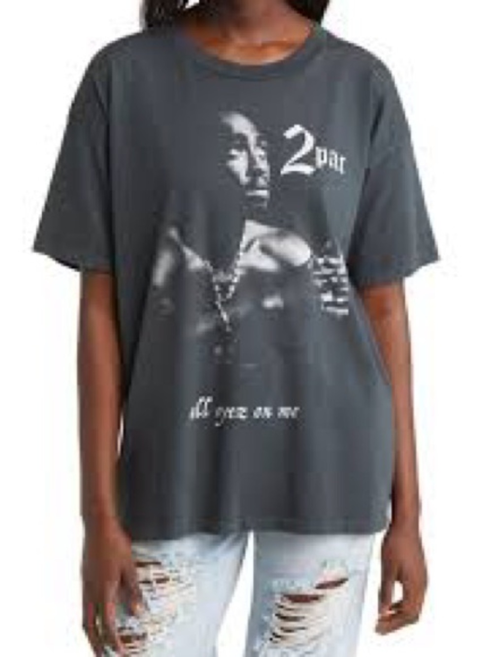 Daydreamer Charcoal Tee with Black & White Logo